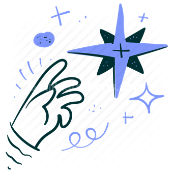 accomplishment, reach, stars, hand, gesture, target, goal